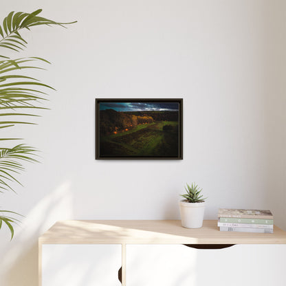 Listowel Town Park Matte Canvas, Framed (Multi-color)