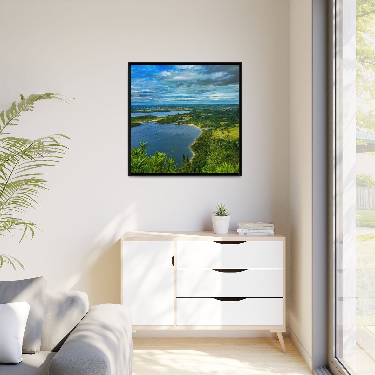 Killarney Trail 2 Matte Canvas, Framed (Multi-color)