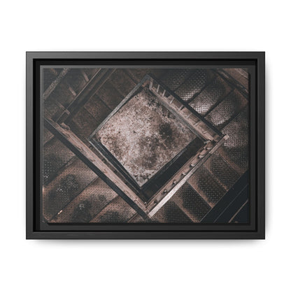 Stairs To Demon World Matte Canvas, Framed (Multi-color)
