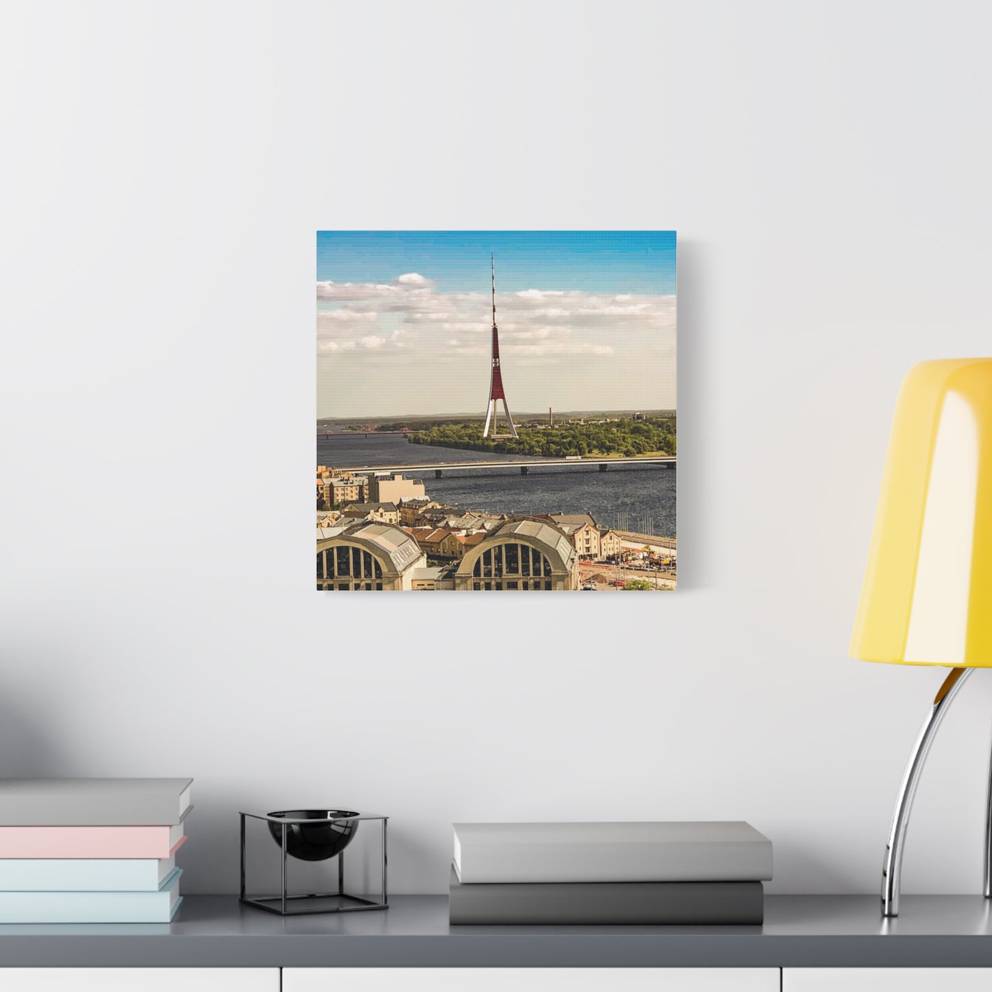 Riga TV Tower Matte Canvas, Stretched, 1.25"