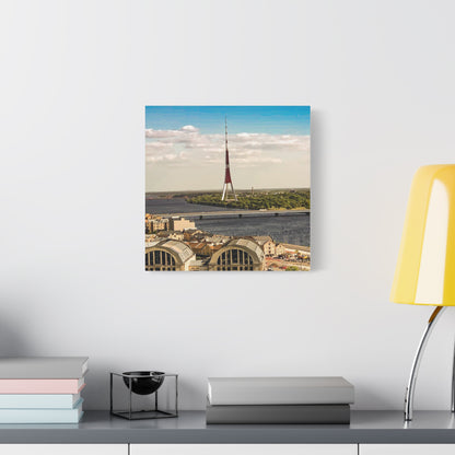 Riga TV Tower Matte Canvas, Stretched, 1.25"
