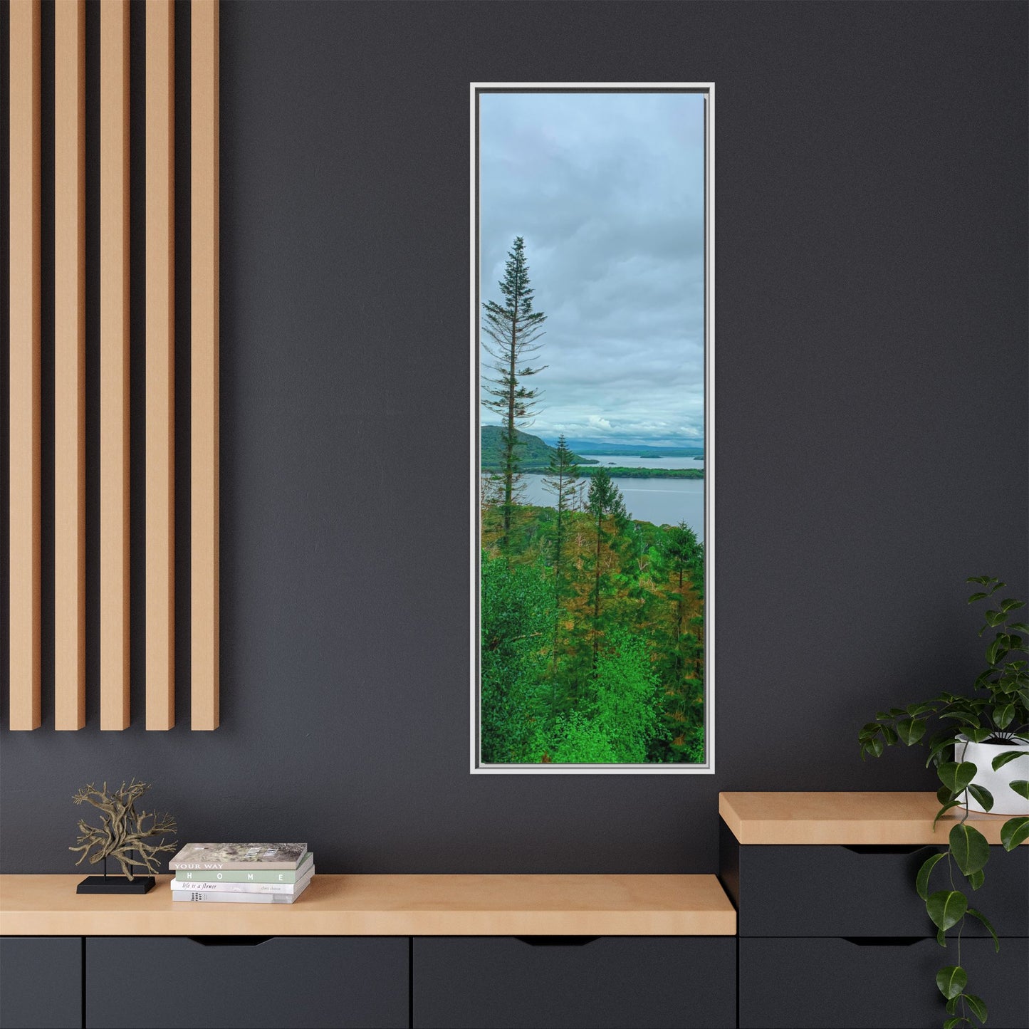 Torc Mountain Trail 2 Matte Canvas, Framed (Multi-color)