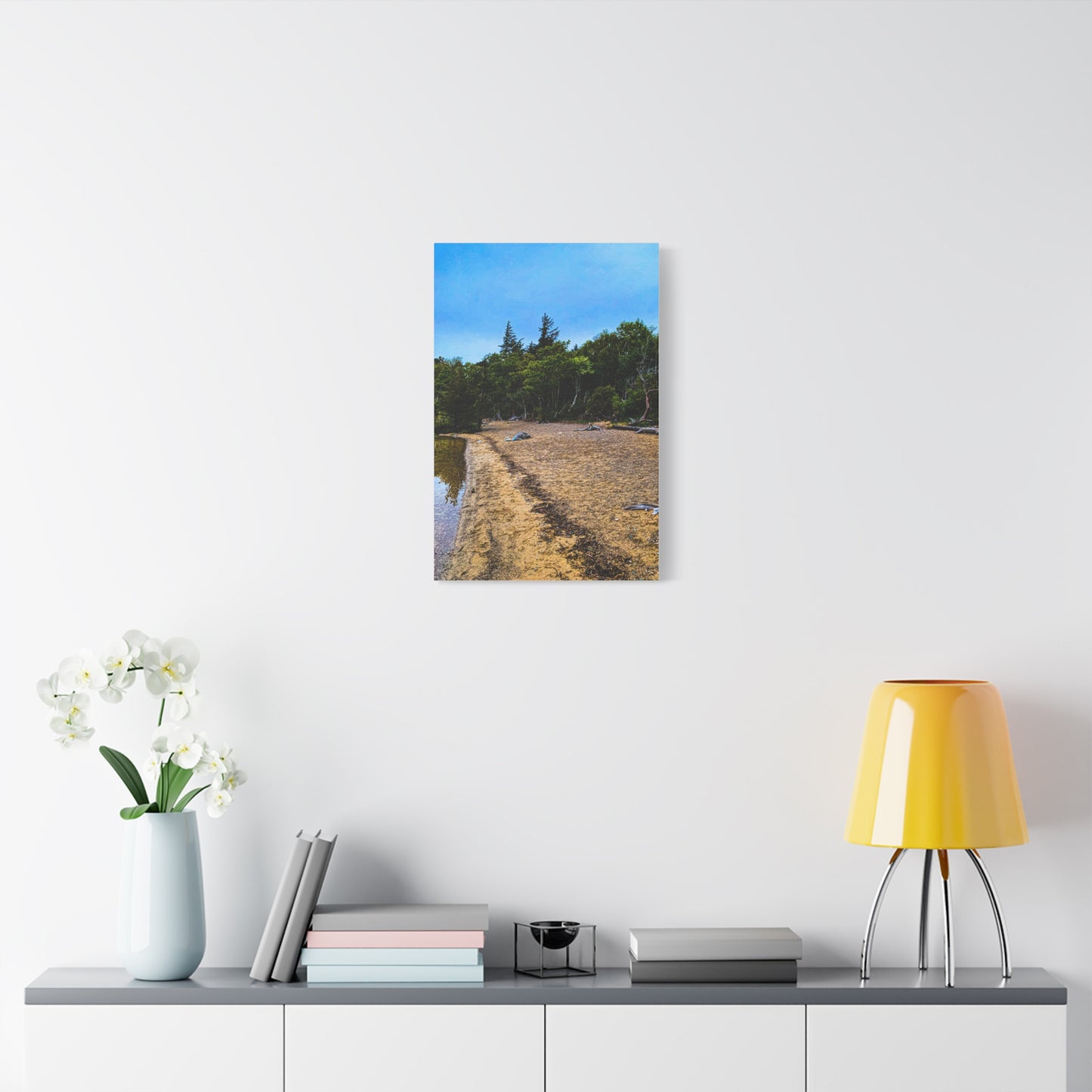 Muckross Lake Beach Matte Canvas, Stretched, 1.25"