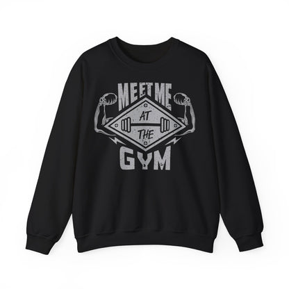 Gym Motivation Unisex Crewneck Sweatshirt - 'Meet Me At The Gym'