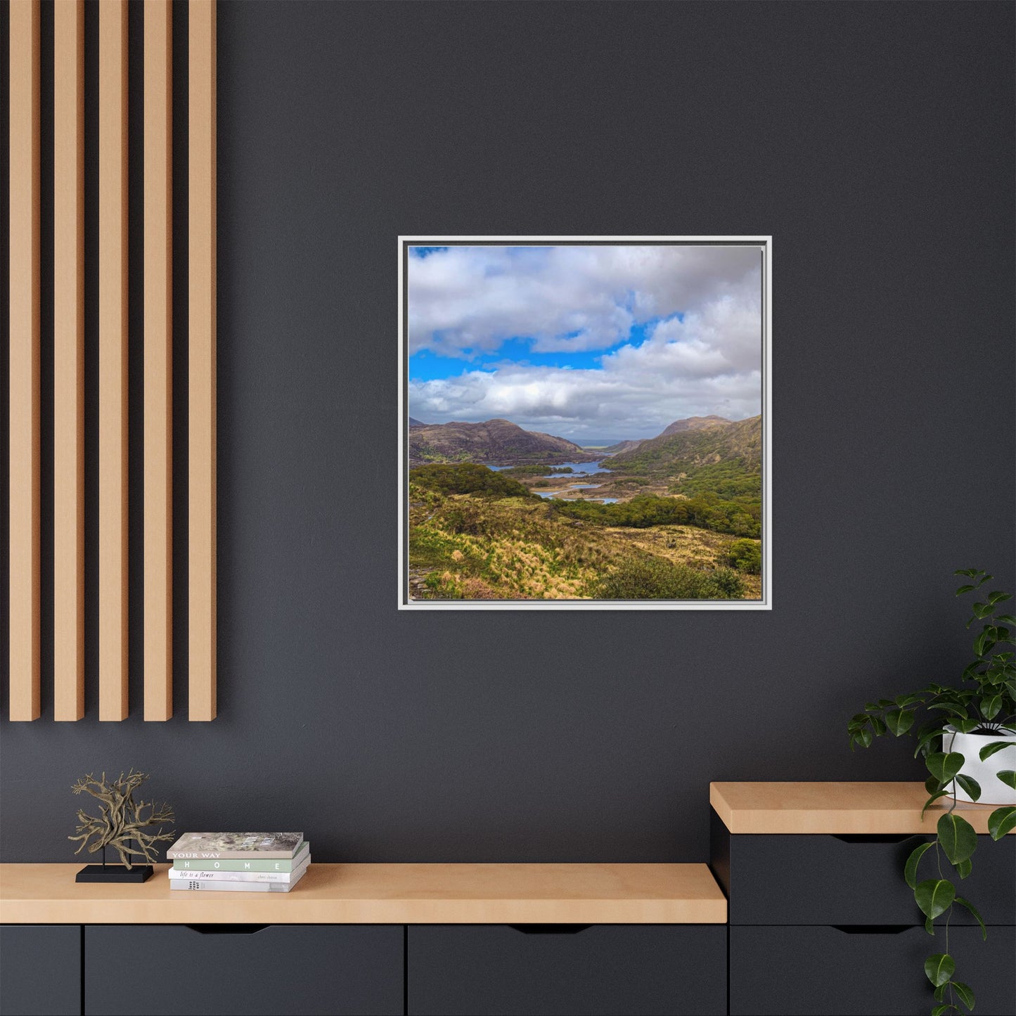Matte Canvas, Framed (Multi-color)
