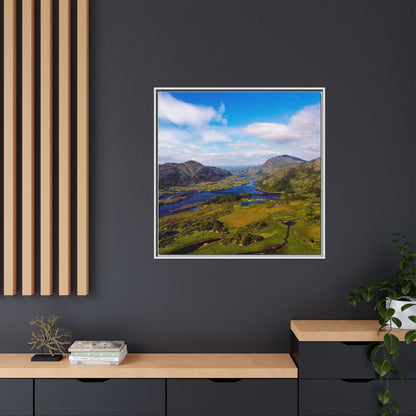 Ladies View Killarney Matte Canvas, Framed (Multi-color)