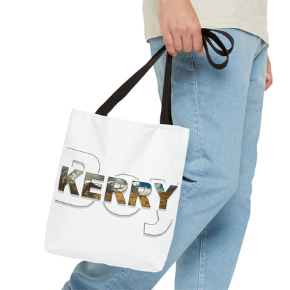 Kerry Boy White Tote Bag (AOP)