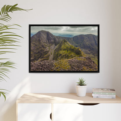 Halfway to Carrauntoohil Matte Canvas, Framed (Multi-color)