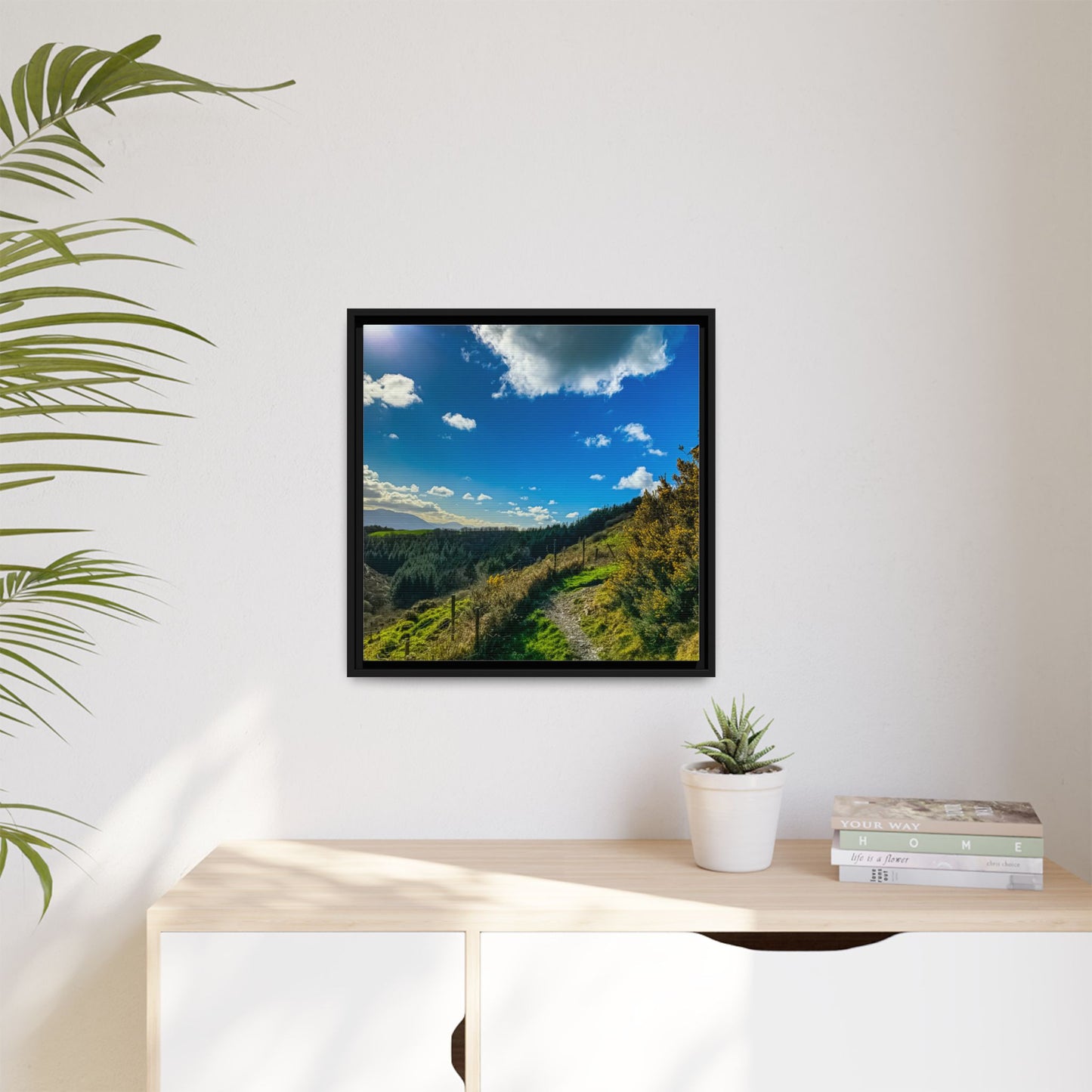 Glanageenty Forest Trail  Matte Canvas, Framed (Multi-color)