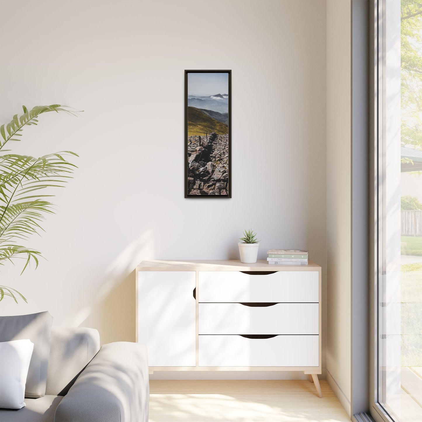 Wall Matte Canvas, Framed (Multi-color)