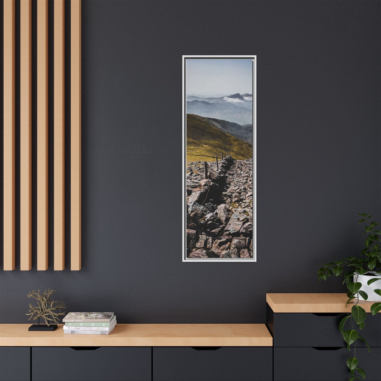 Wall Matte Canvas, Framed (Multi-color)