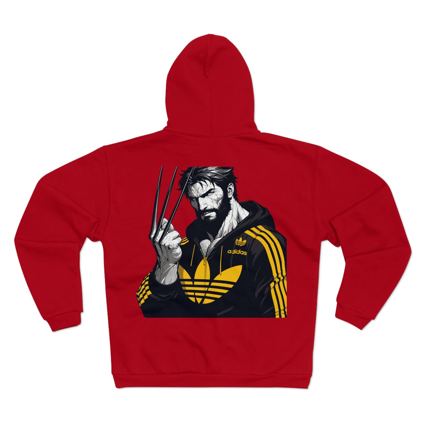 Wolverine Inspired Unisex Hooded Zip Sweatshirt
