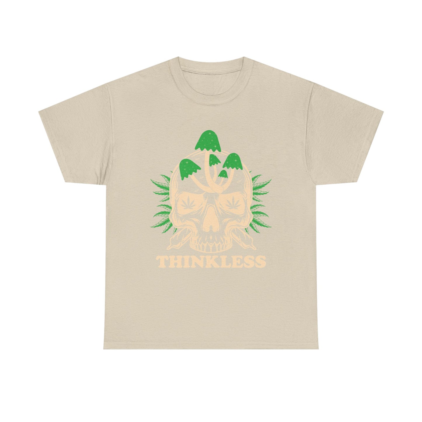 Mushroom Skull 'THINKLESS' T-Shirt