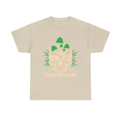 Mushroom Skull 'THINKLESS' T-Shirt