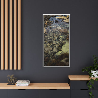 Rocks Matte Canvas, Framed (Multi-color)