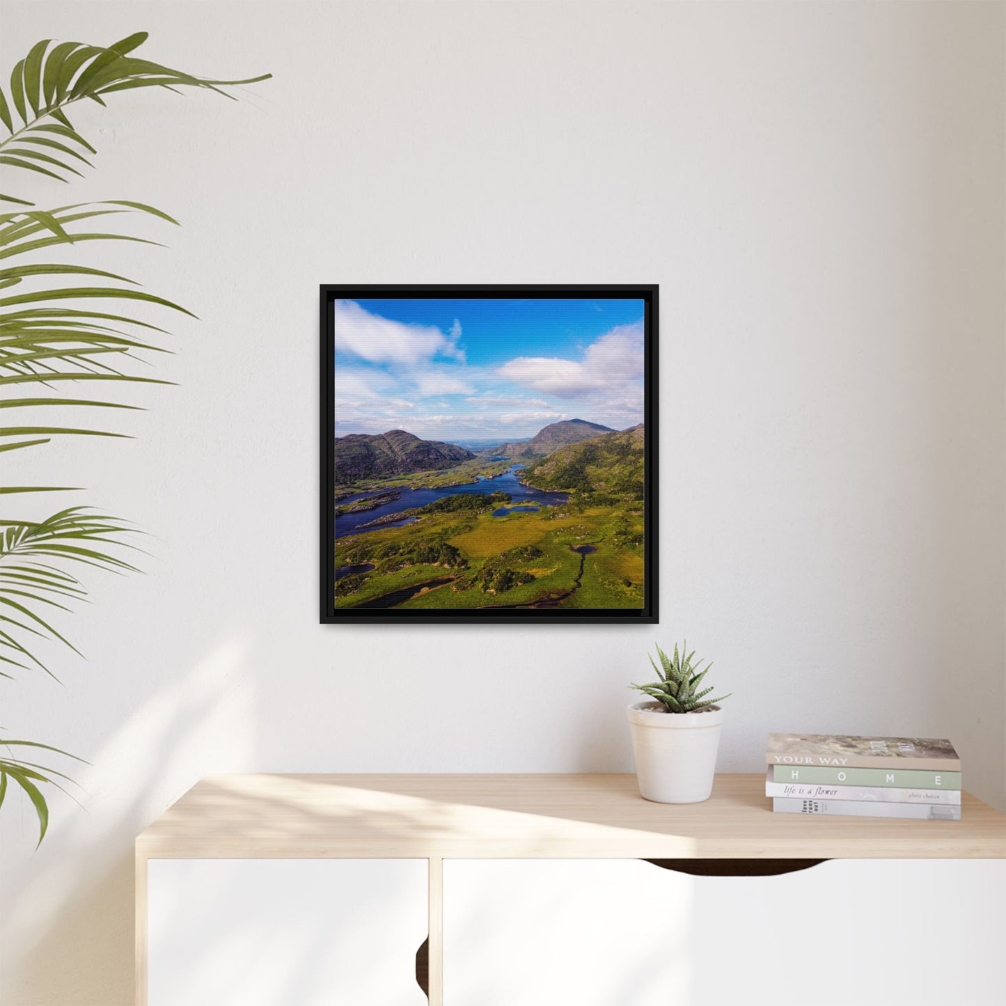 Ladies View Killarney Matte Canvas, Framed (Multi-color)
