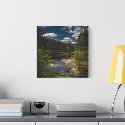 Vilnius Lake, Lithuania Matte Canvas, Stretched, 1.25"