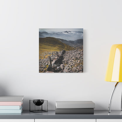 Wall in Mountains Matte Canvas, Stretched, 1.25"