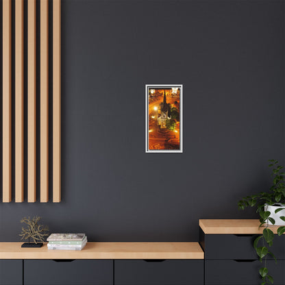 Listowel Church Matte Canvas, Framed (Multi-color)