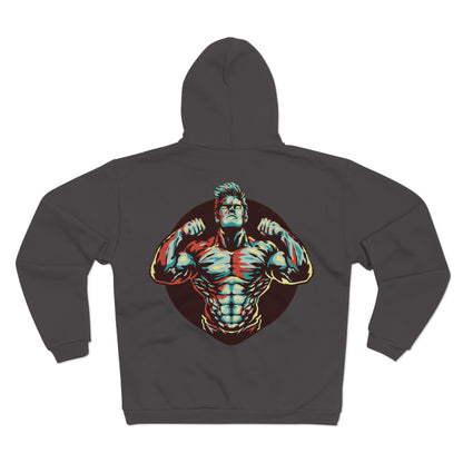 Muscle Power Unisex Zip-Up Hoodie - Strength & Fitness Apparel