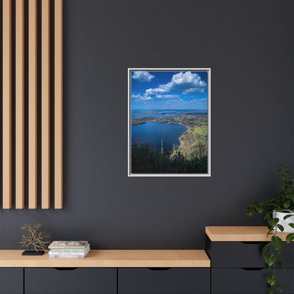 Kuckross Lake Matte Canvas, Framed (Multi-color)