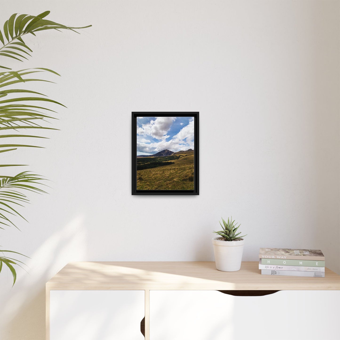Mount Brandon Matte Canvas, Framed (Multi-color)