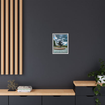 Kaunas Matte Canvas, Framed (Multi-color)
