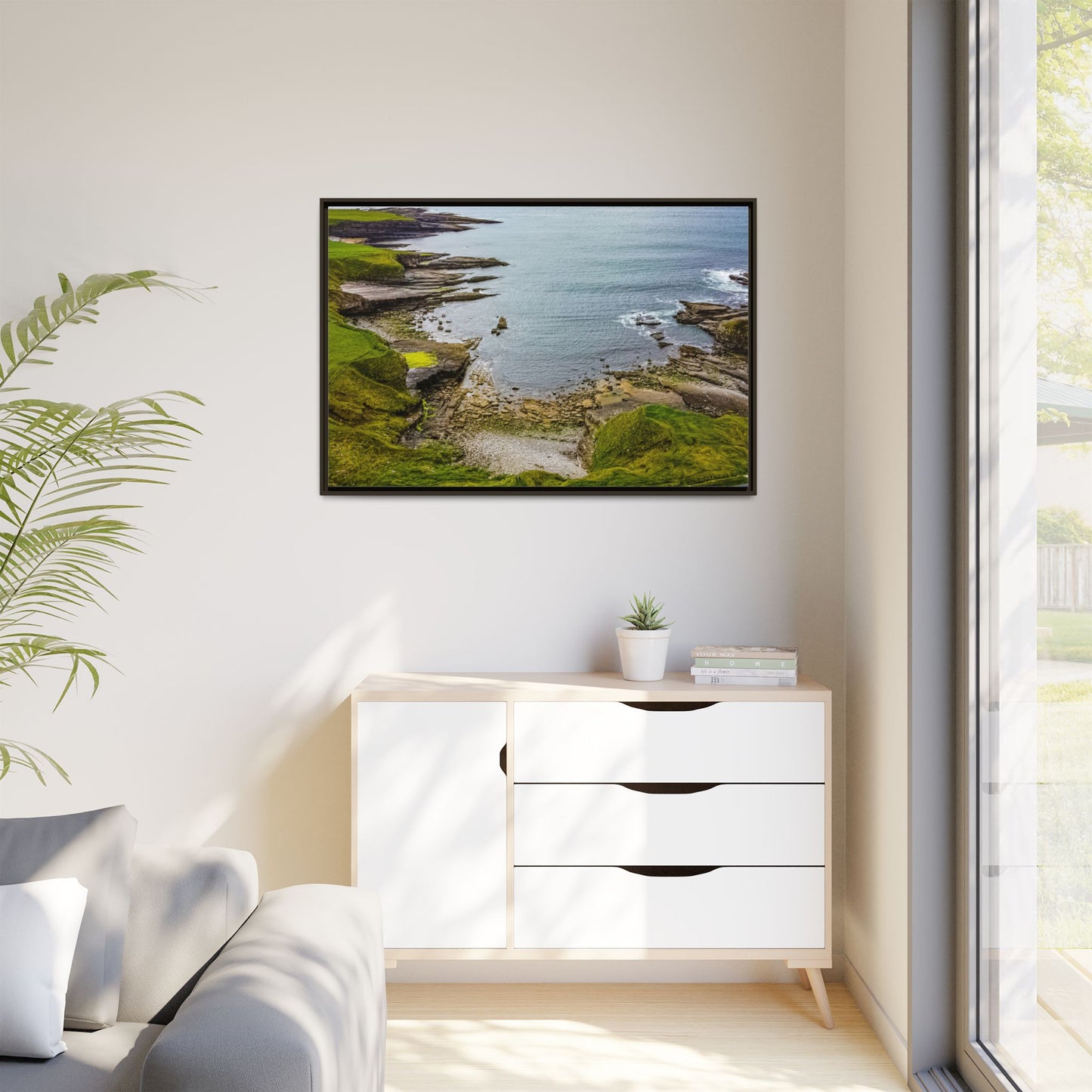 Somewhere in Sligo Matte Canvas, Framed (Multi-color)