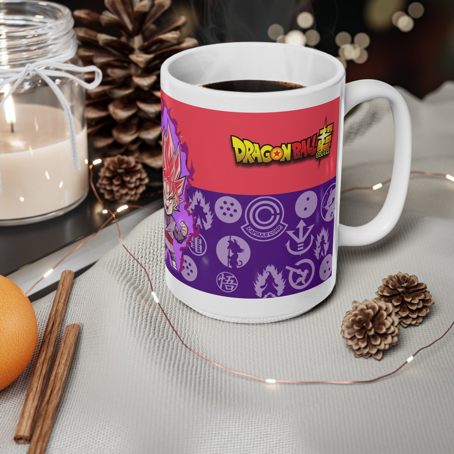 Dragon Ball Super Ceramic Coffee Cup - 11oz & 15oz - Perfect for Fans and Collectors