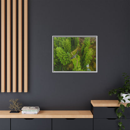 Glanageenty Forest Matte Canvas, Framed (Multi-color)