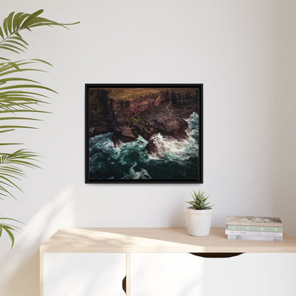 Kerry Head Matte Canvas, Framed (Multi-color)