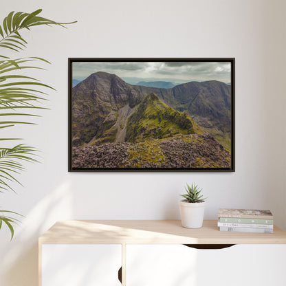 Halfway to Carrauntoohil Matte Canvas, Framed (Multi-color)