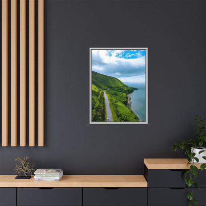 Ring of Kerry Drive Matte Canvas, Framed (Multi-color)