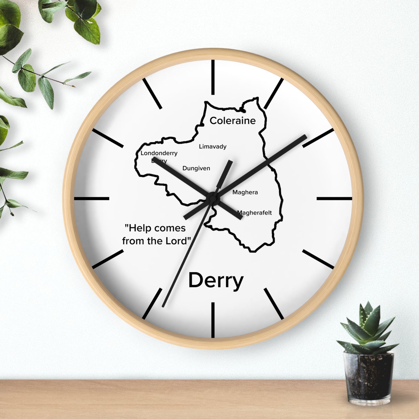 Derry County Wall Clock