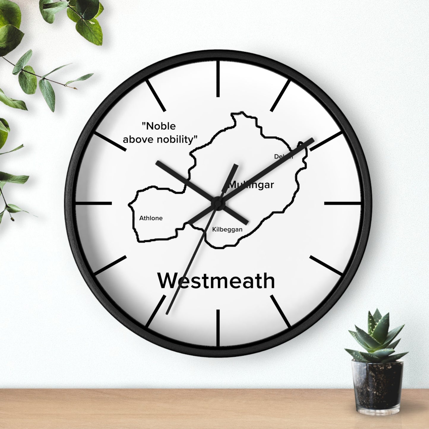 Westmeath County Wall Clock