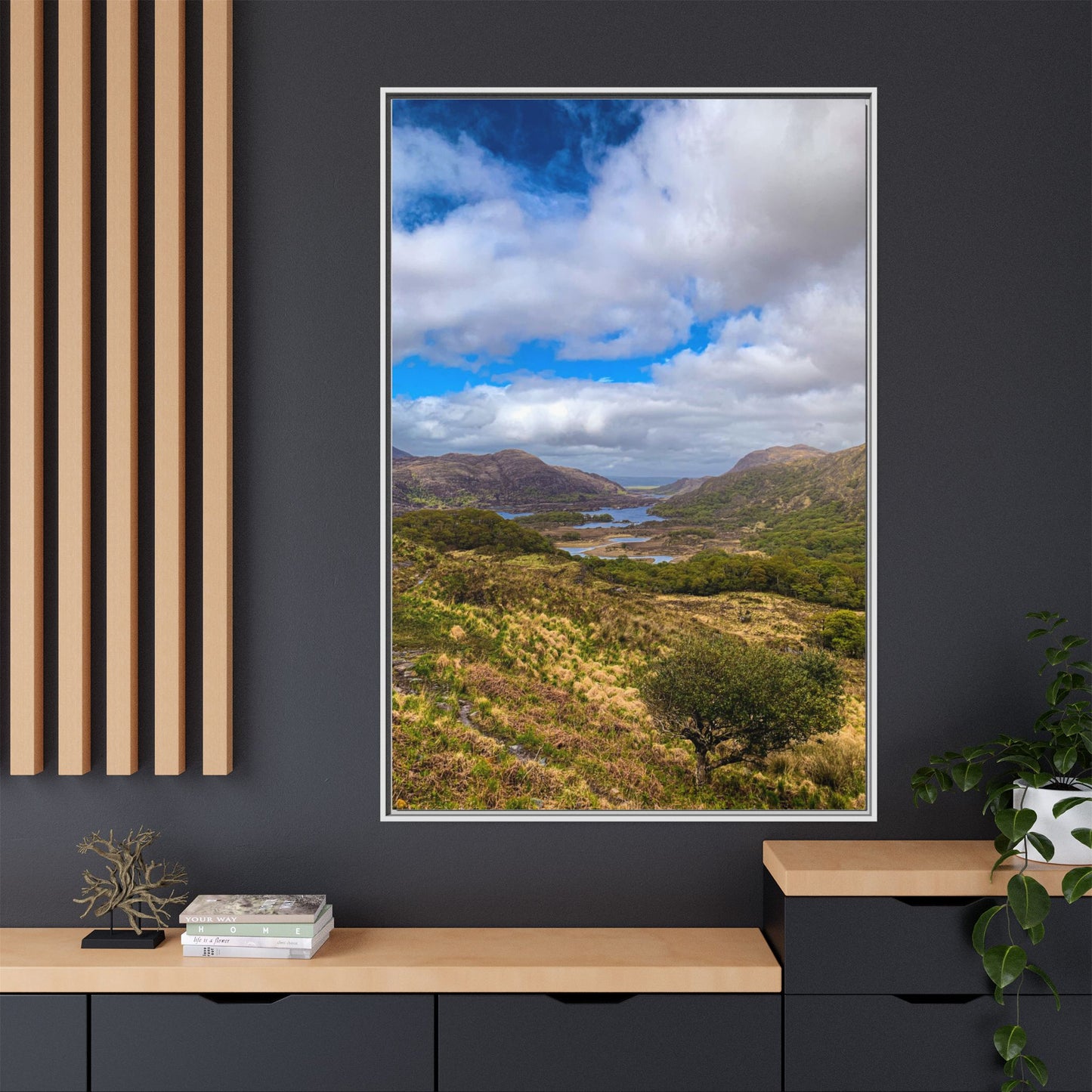 Matte Canvas, Framed (Multi-color)