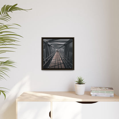 Dingle Pier Matte Canvas, Framed (Multi-color)