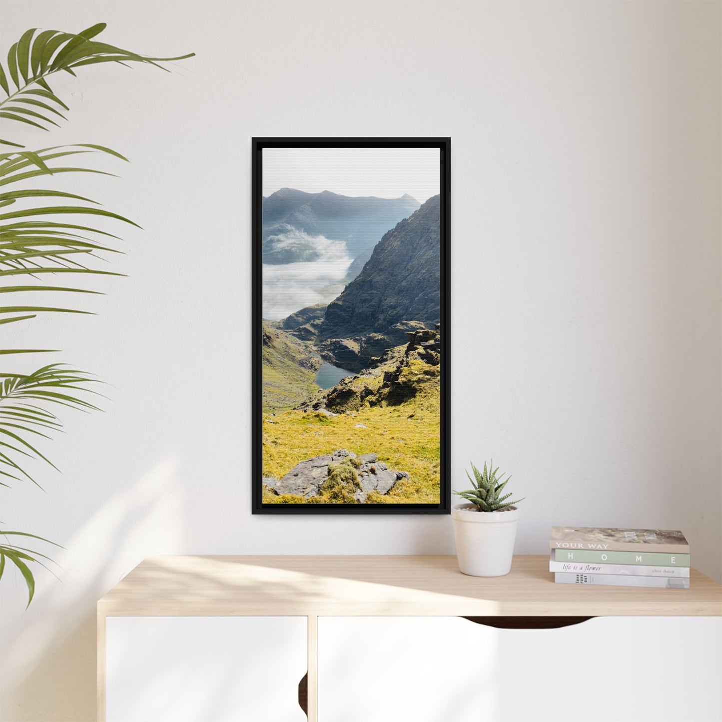 Kerry Mount Matte Canvas, Framed (Multi-color)