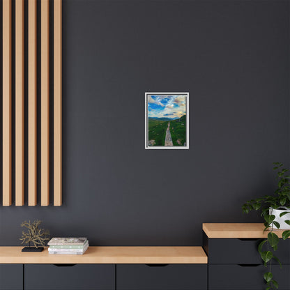 Torc Mountain Trail Matte Canvas, Framed (Multi-color)
