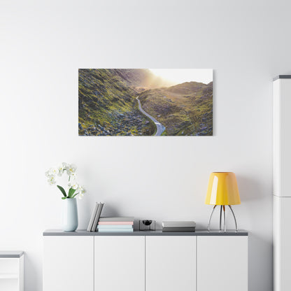 Valley Road Matte Canvas, Stretched, 1.25"