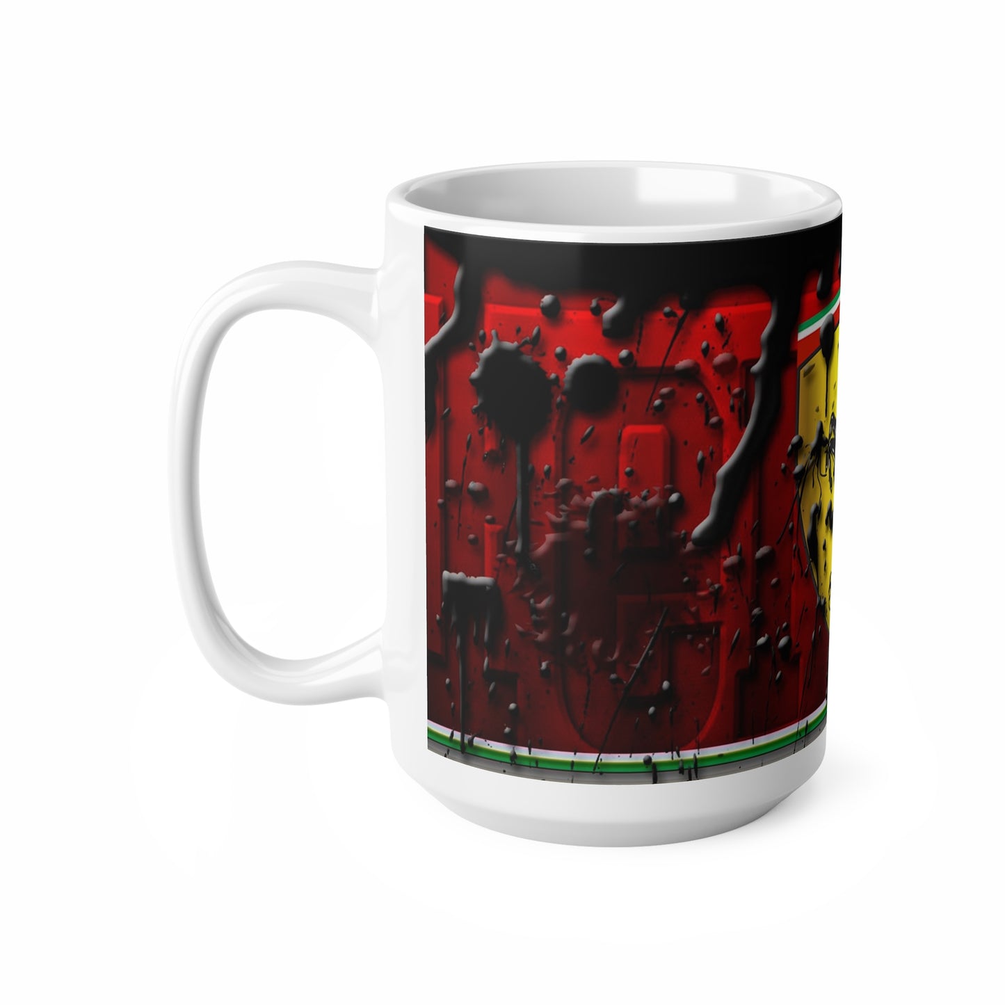 Ferrari-Inspired Ceramic Coffee Mug - 11oz and 15oz
