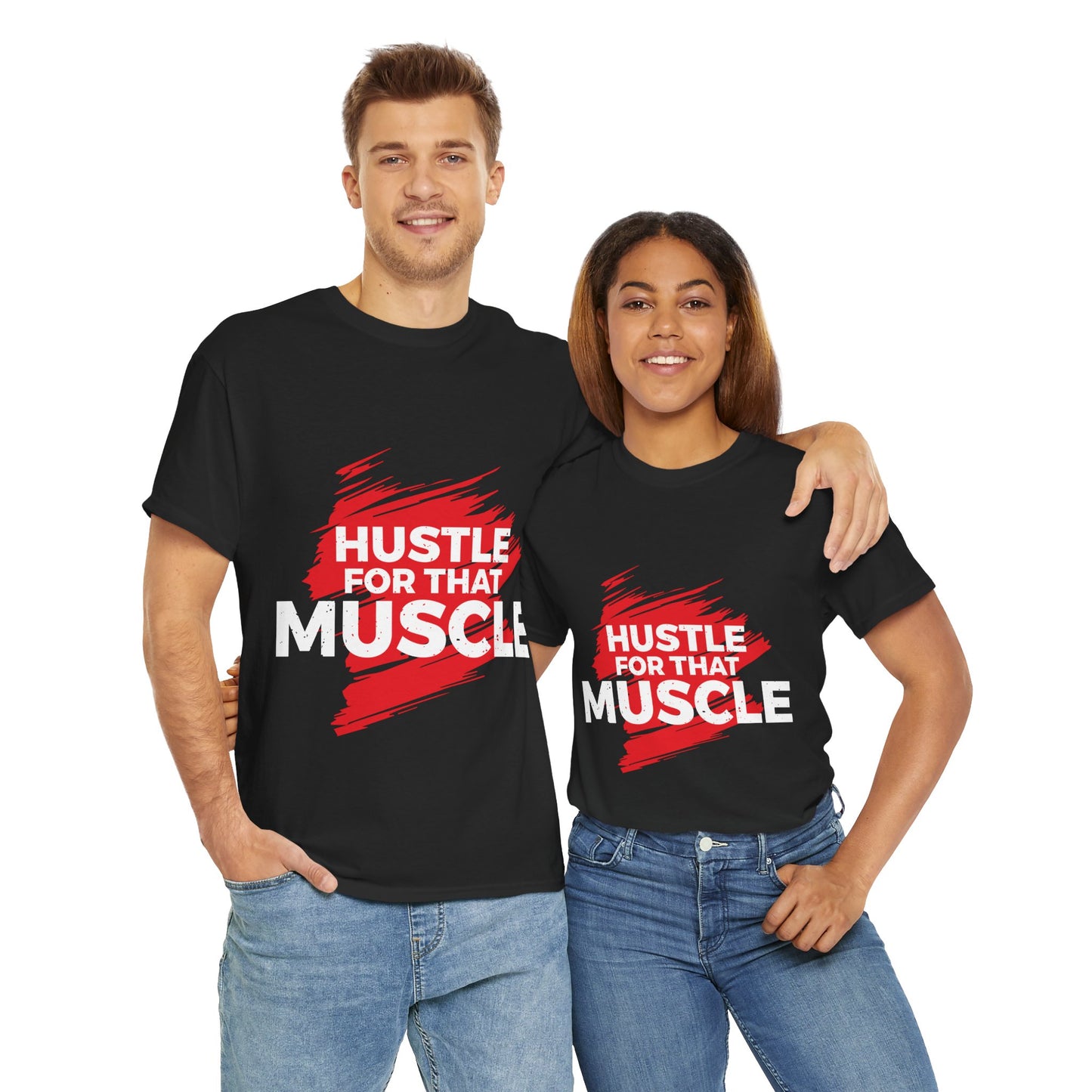 Hustle for That Muscle Unisex Heavy Cotton Tee