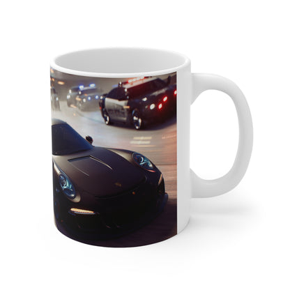Need for Speed Ceramic Coffee Cup - 11oz & 15oz Racing Mug for Car Enthusiasts
