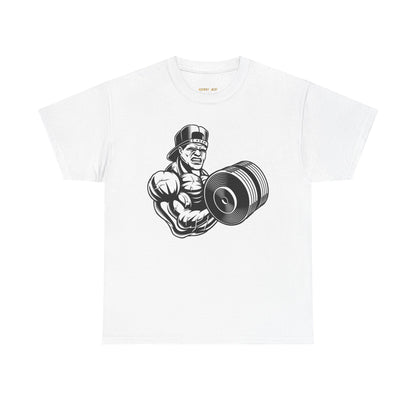 Gym Motivation Unisex Heavy Cotton Tee - Weightlifting Graphic Shirt