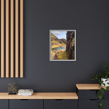 Mount Brandon Valley Matte Canvas, Framed (Multi-color)