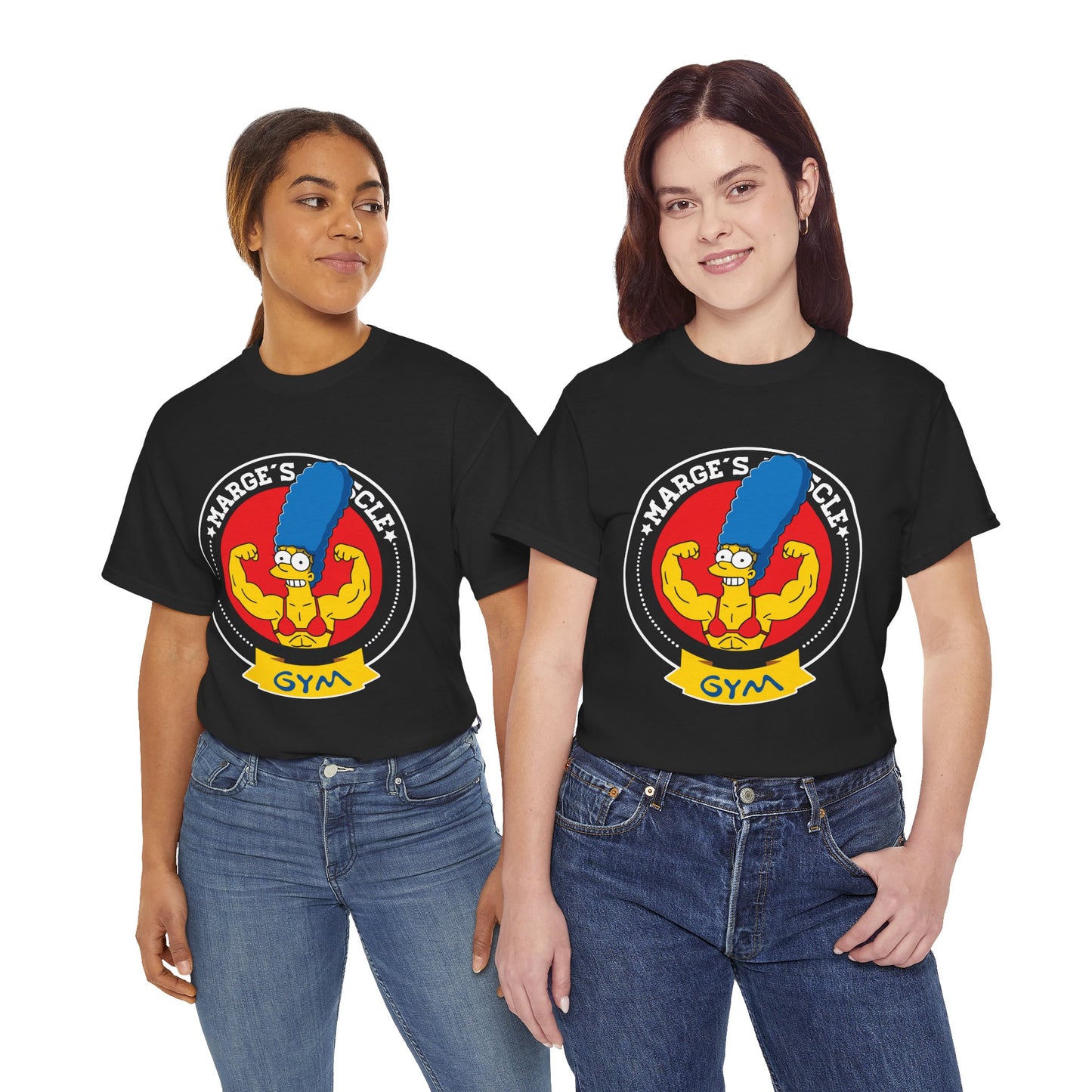 Wild Marge Gym Black Unisex Heavy Cotton Tee
