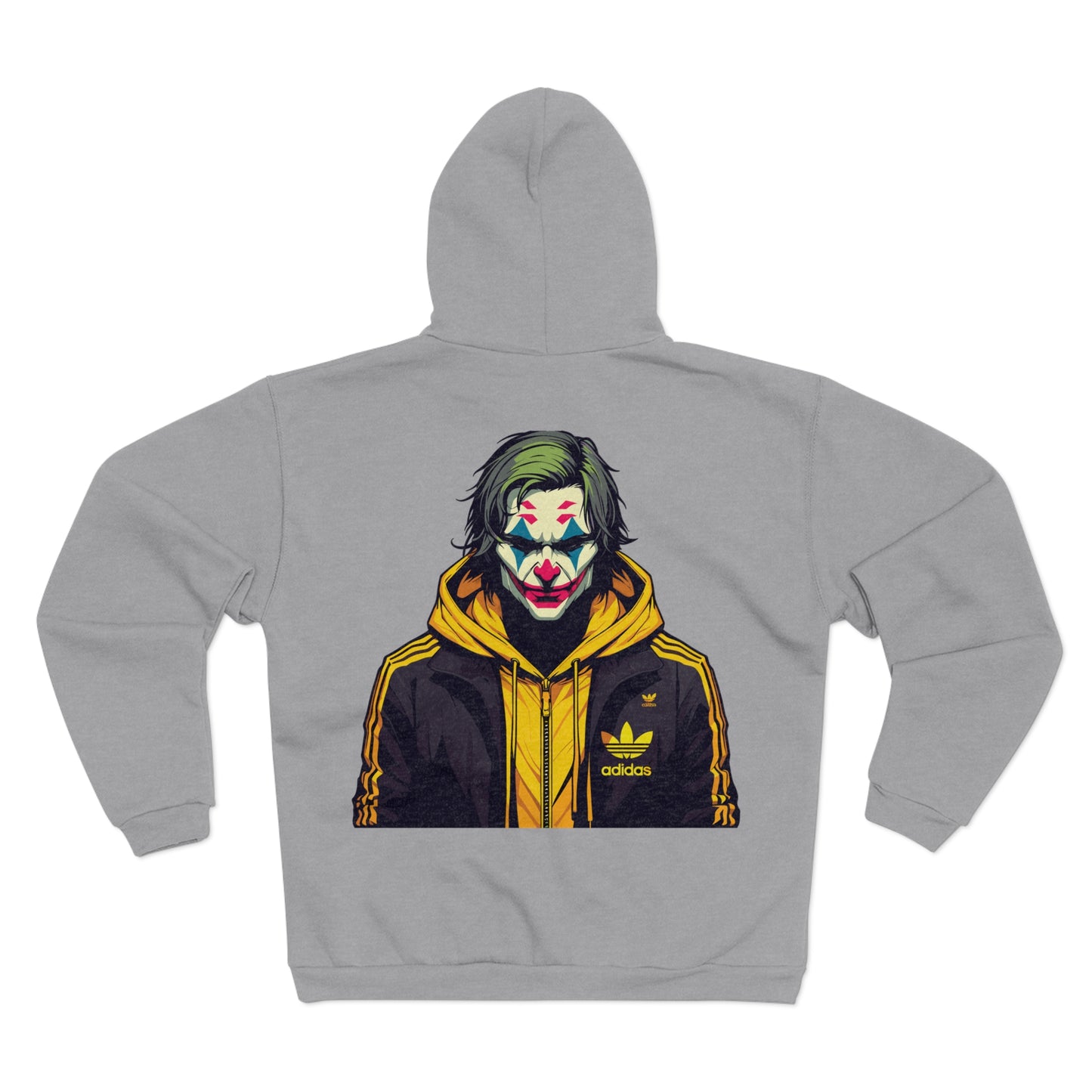 Waiting For You Unisex Hooded Zip Sweatshirt Joker Cool Hoodie