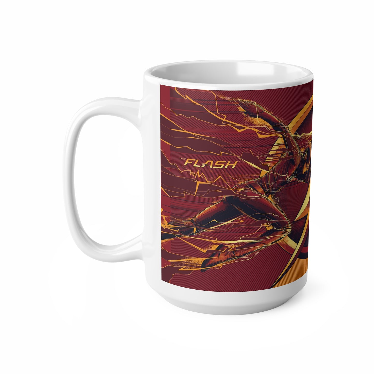 The Flash Ceramic Coffee Mug - 11oz & 15oz | Superhero Drinkware for Fans