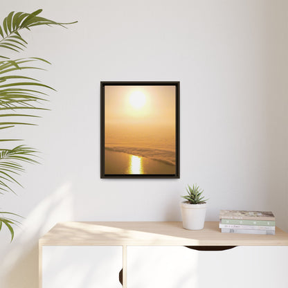 Sunset on Mount Brandon Matte Canvas, Framed (Multi-color)