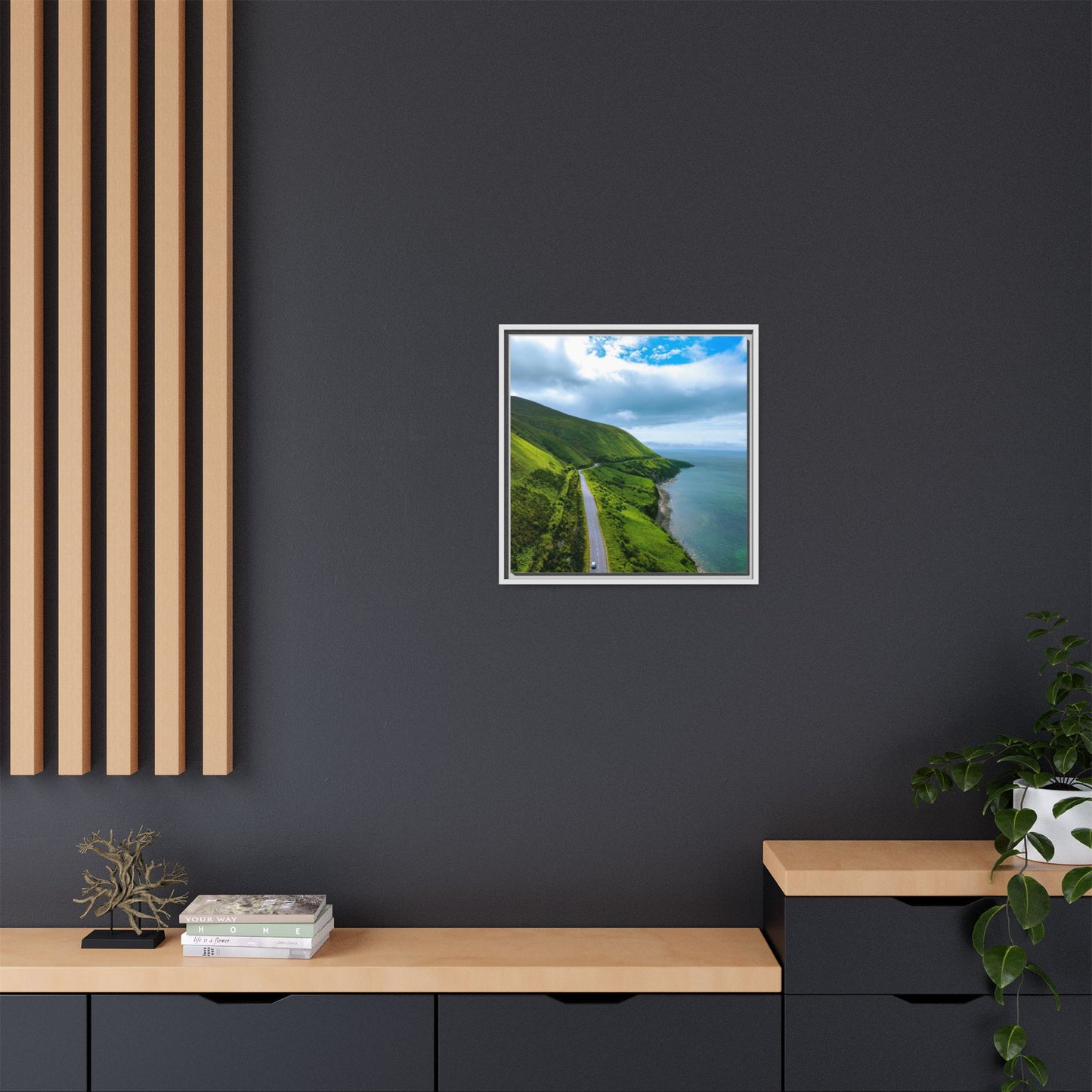 Ring of Kerry Drive Matte Canvas, Framed (Multi-color)